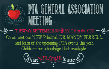 PTA Meeting Sep 2018